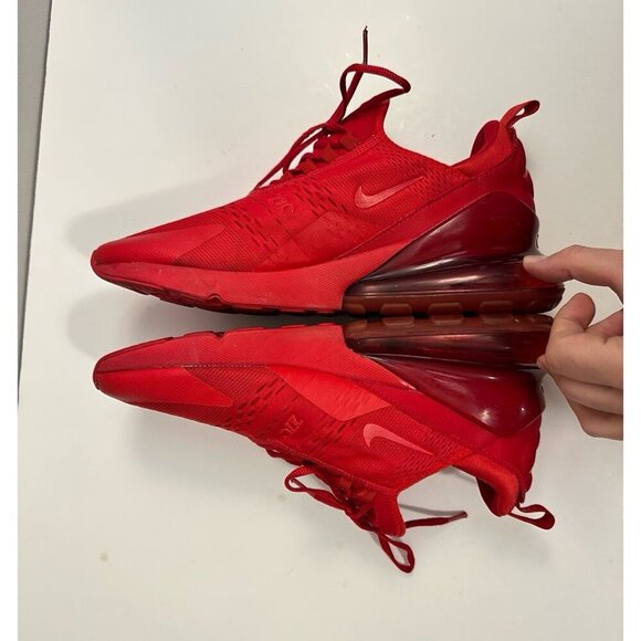 Nike Men's Air Max 270 Triple Red | University Red CV7544-600 Size 11 - Picture 4 of 10